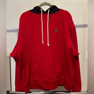 KITH William hoodie , chilly red